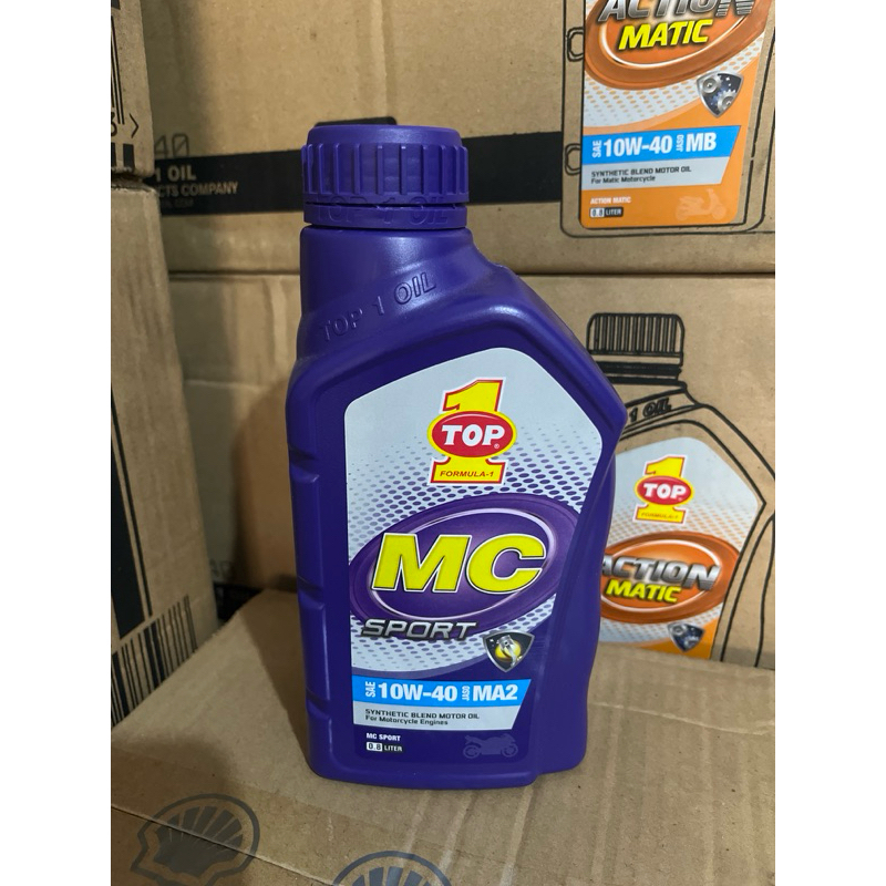 OLI MESIN TOP1 MC SPORT 10W-40 0,8L TOP1 TOP ONE OIL