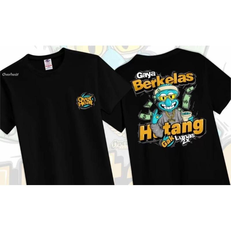 baju distro gaya berkelas hutang galunas
