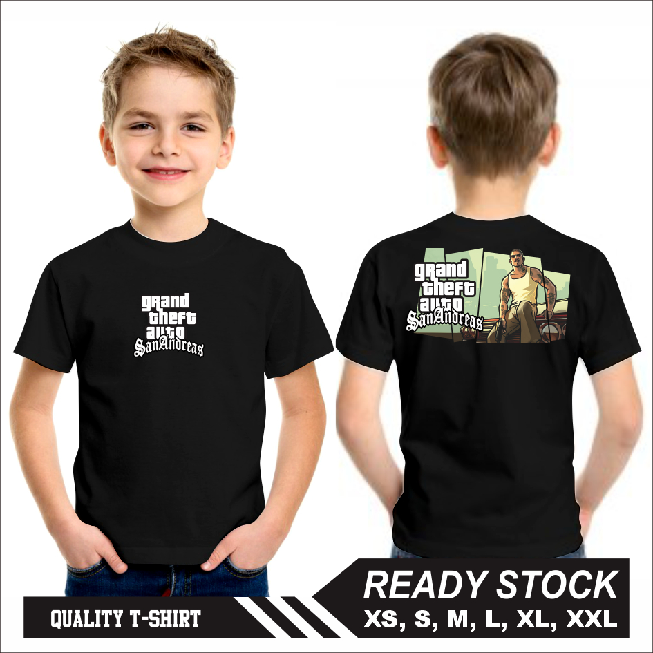 Kaos Baju Anak GTA SanAndreas