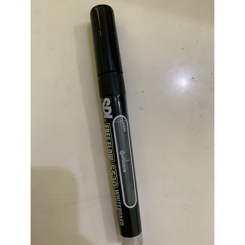 spidol whiteboard marker merek sdi warna hitam (hanya spidol)