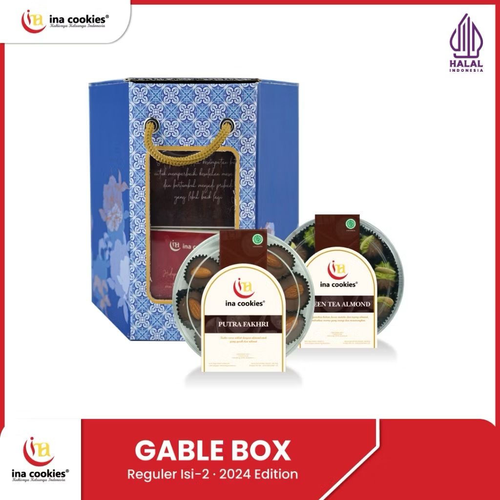 

Ina Cookies Hampers Gable Box REGULER (TANPA KUE)