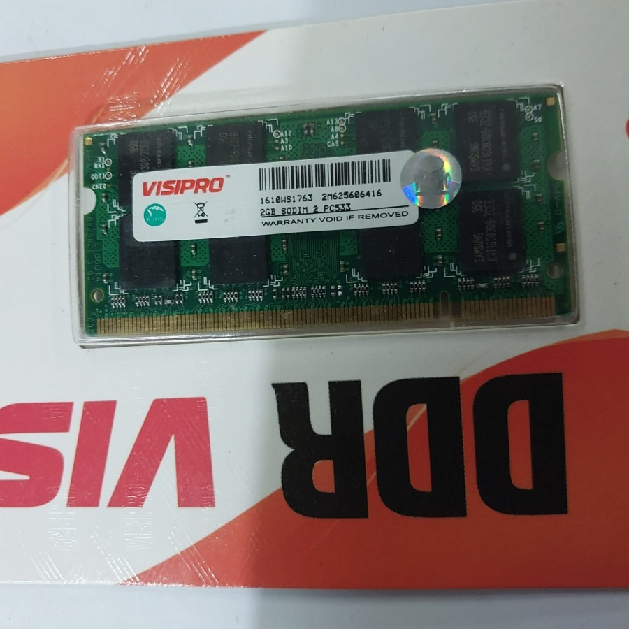 Ram memory laptop Sodimm ddr2 2gb 5300 murah visipro