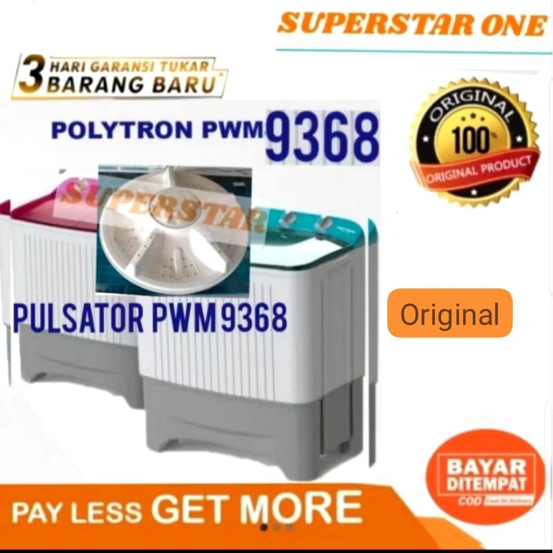Pulsator Polytron PWM-9368 pulsator mesin cuci polytron pwm 9368