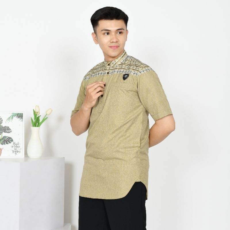 Kurta Motif 1 Madina/Kurta Simple/Kurta Keren/Baju Koko Motif