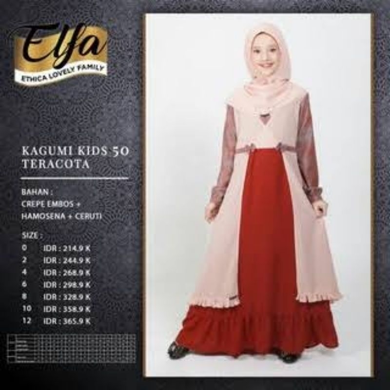 ETHICA GAMIS ANAK KAGUMI KIDS 50
