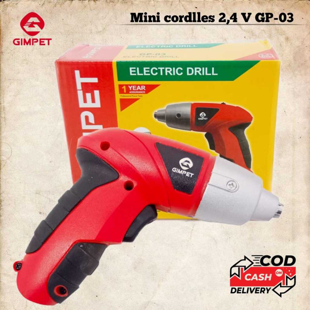Mesin Cordless Screwdriver 2.4V / Mesin Bor / Bor Obeng Bor Cordles Drill Obeng / Bor mini / / Mini 