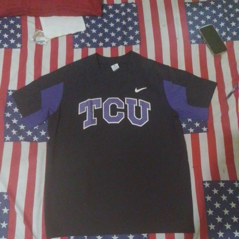 Jersey baseball vintage Nike Texas christian tcu hornet frogs original