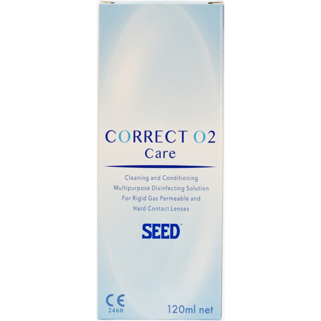 HARD LENS Cairan Pembersih Seed Correct O2 Care (Khusus Hard Lens& RGP Lens)