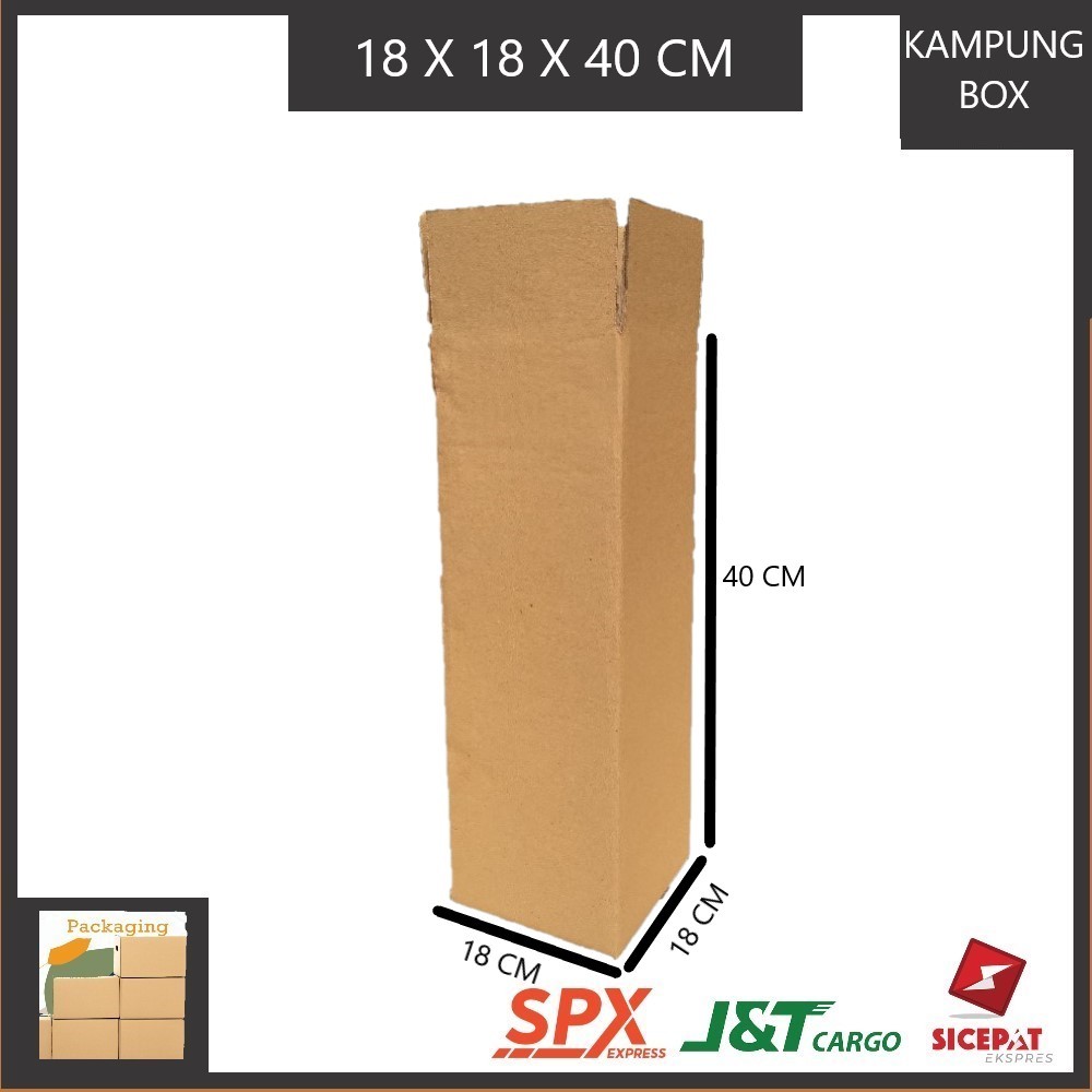 

KARDUS PACKING SINGGLE WALL UKURAN P18xL18xT40