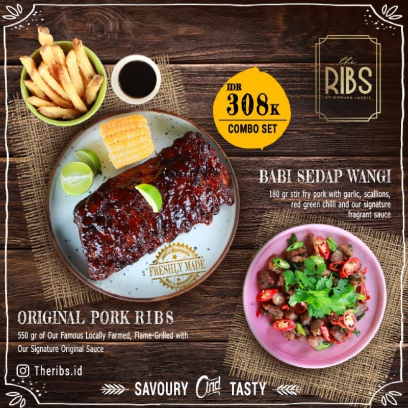 

Pork Ribs Iga Babi Combo Set A - RTE