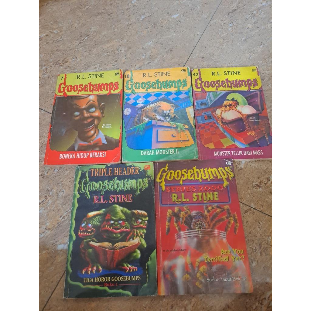 Novel Goosebumps by RL.Stine