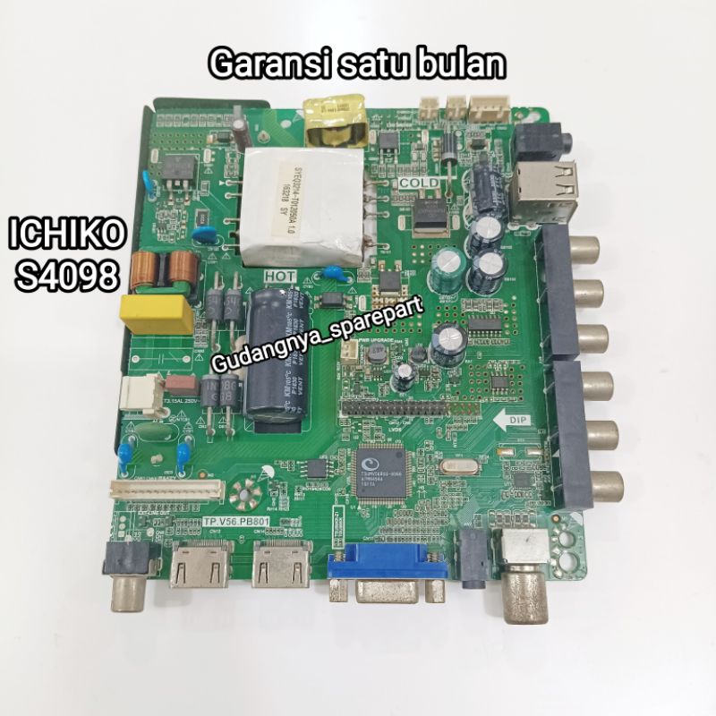 MB MAINBOARD ICHIKO S4098 MOBO MODUL MESIN TV MOTHERBOARD