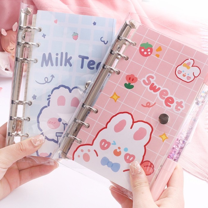 

Binder Note A6 100 lembar Lucu Karakter Character Daily Planner