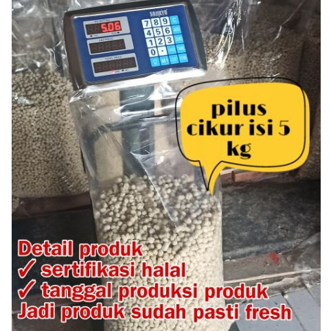 

pilus cikur kemasan isi 5 kg