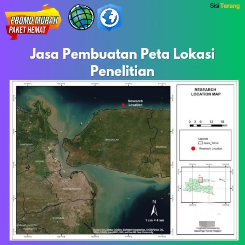 Jasa Pembuatan Peta Lokasi Penelitian