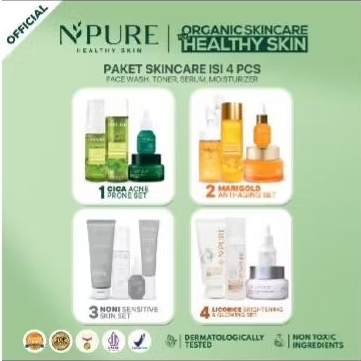 (SATUAN) [SIAP KIRIM] NPURE SERIES // Npure Cleanser Noni - Npure Licorice Cleanser - Npure Serum Li