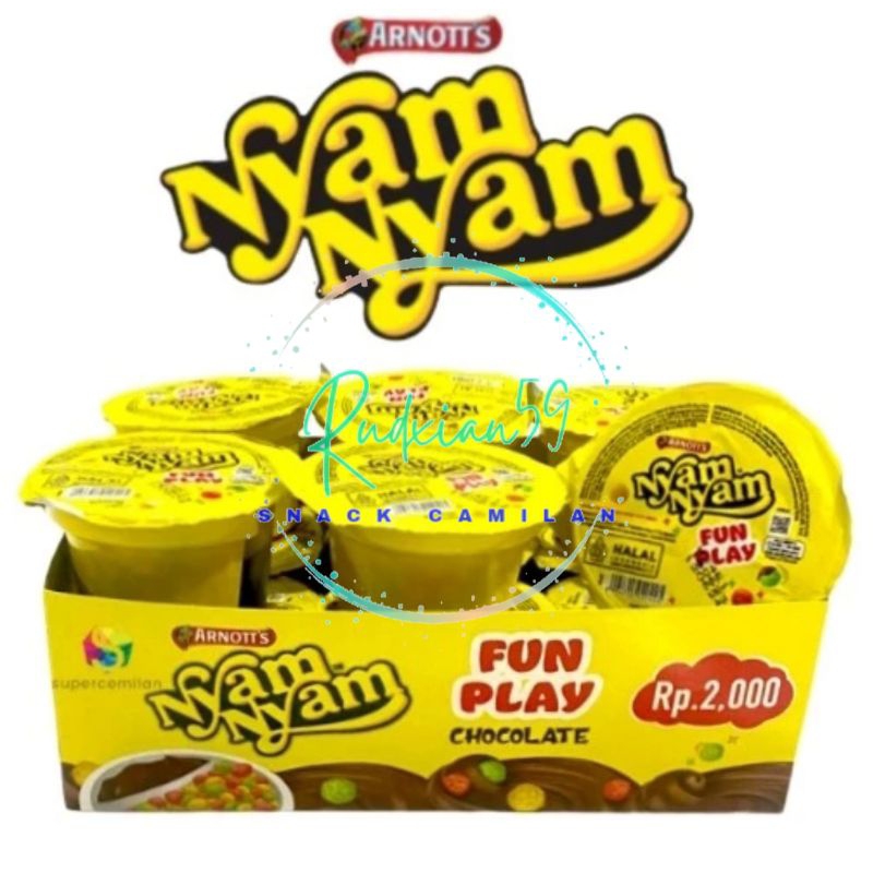 

Nyam nyam Fun Play pak isi 12pcs