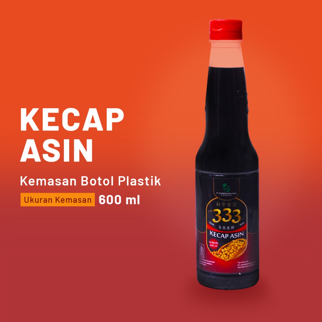 

Kecap Manis Cap 333 PET 600 ml