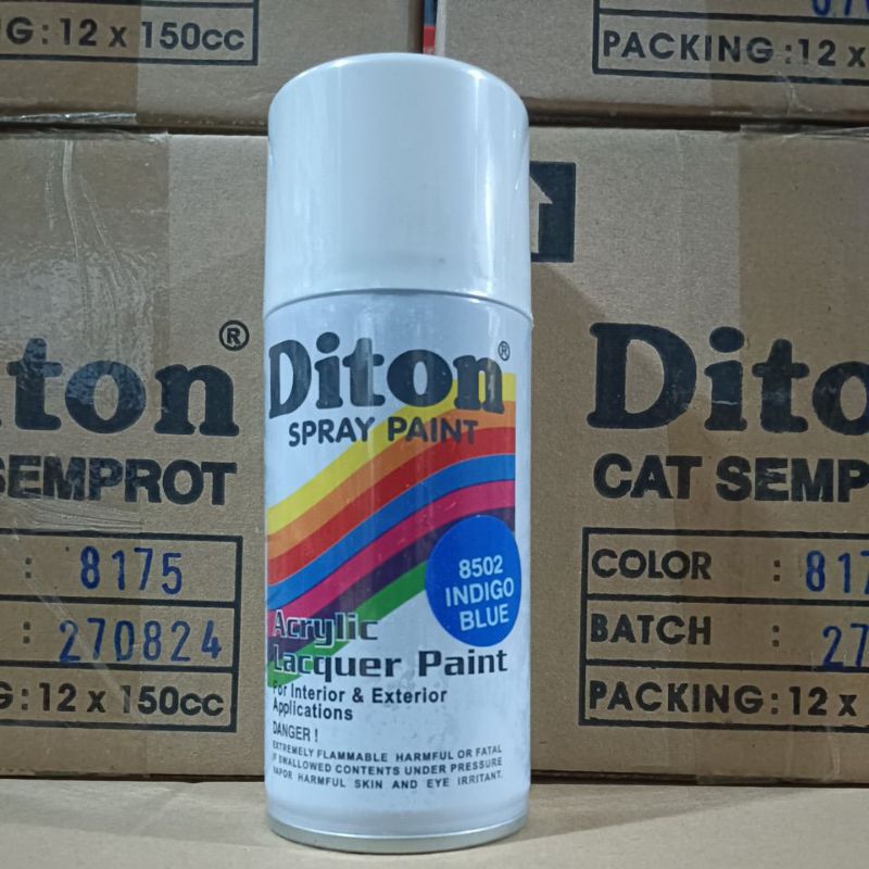 Indigo Blue 8502 diton 150cc diton 150cc pilok pilox cat semprot Biru (8502) 150cc