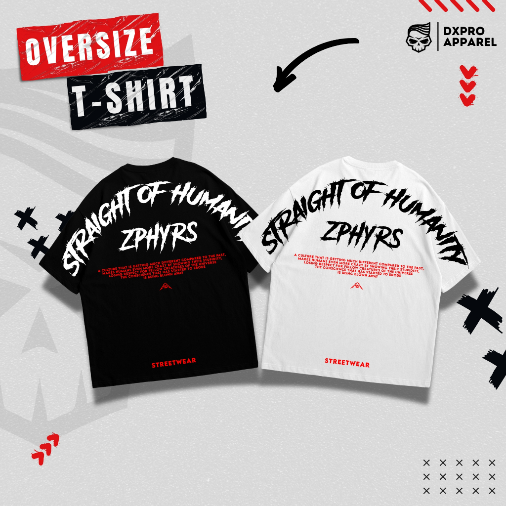 KAOS OVERSIZE ZEPHYRS HUMANITY Heavy Cotton 20s