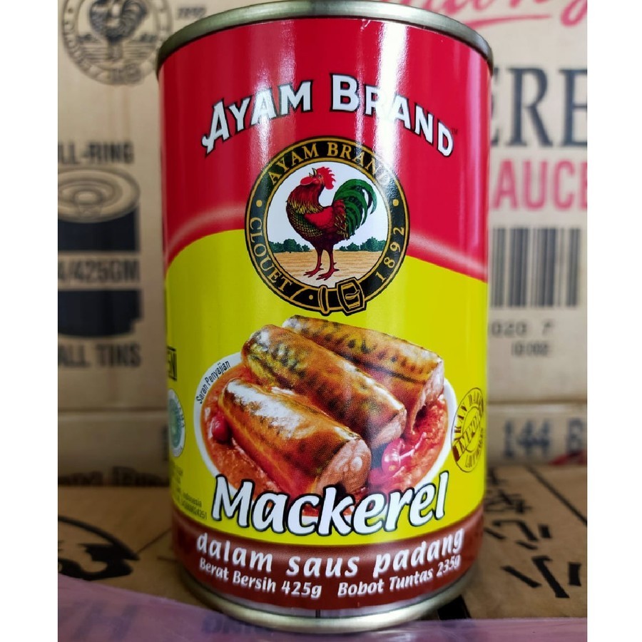 

AYAM BRAND Mackerel dalam Saus Padang 425 Gr