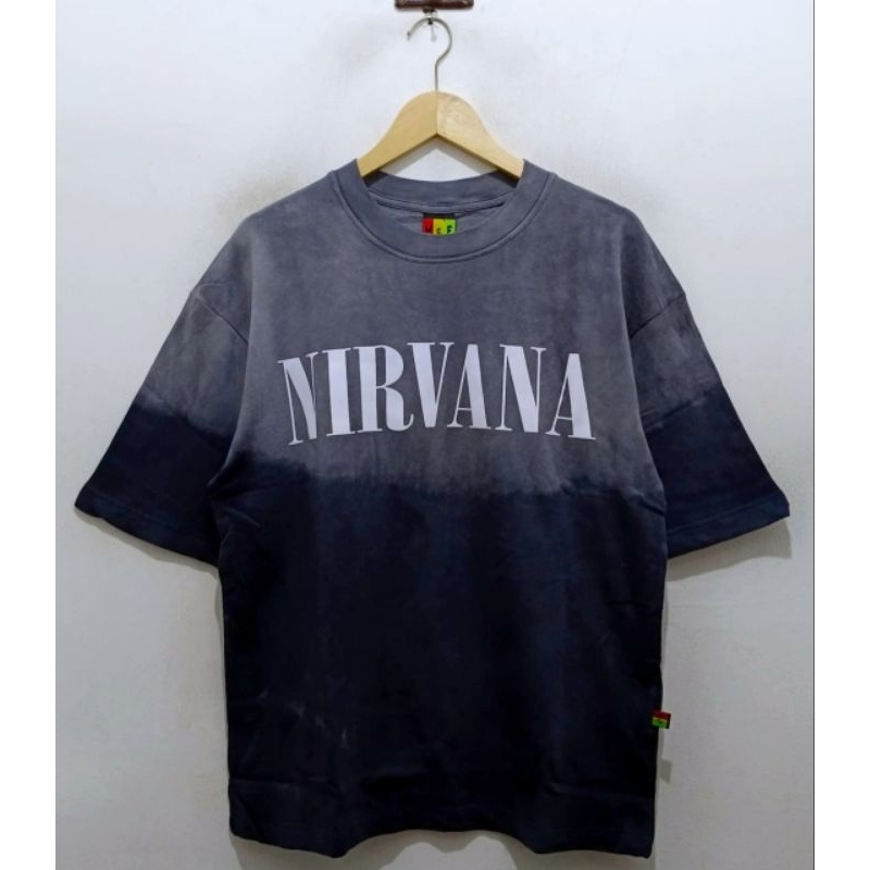 Kaos Baju T-shirt Nirvana Tie Dye Oversize