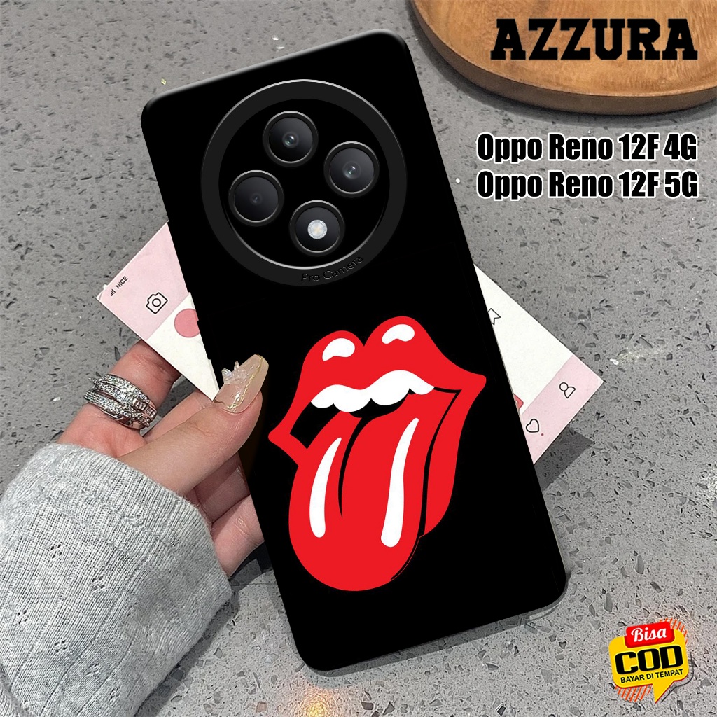 AZZURA - Case Oppo Reno 12F 4G / Reno 12F 5G - Fashion Case Band - Softcase Oppo Reno 12F 4G / 12F 5