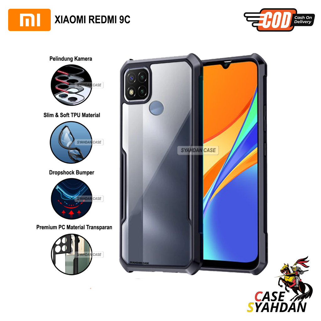 Case Xiaomi Redmi 9C / Redmi 9C NFC Hard Case Armor Fusion Shockproof Transparent