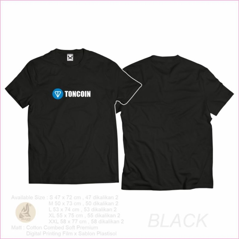 Kaos Ton Koin Crypto Termurah Basic Katun Premium Unisex COD