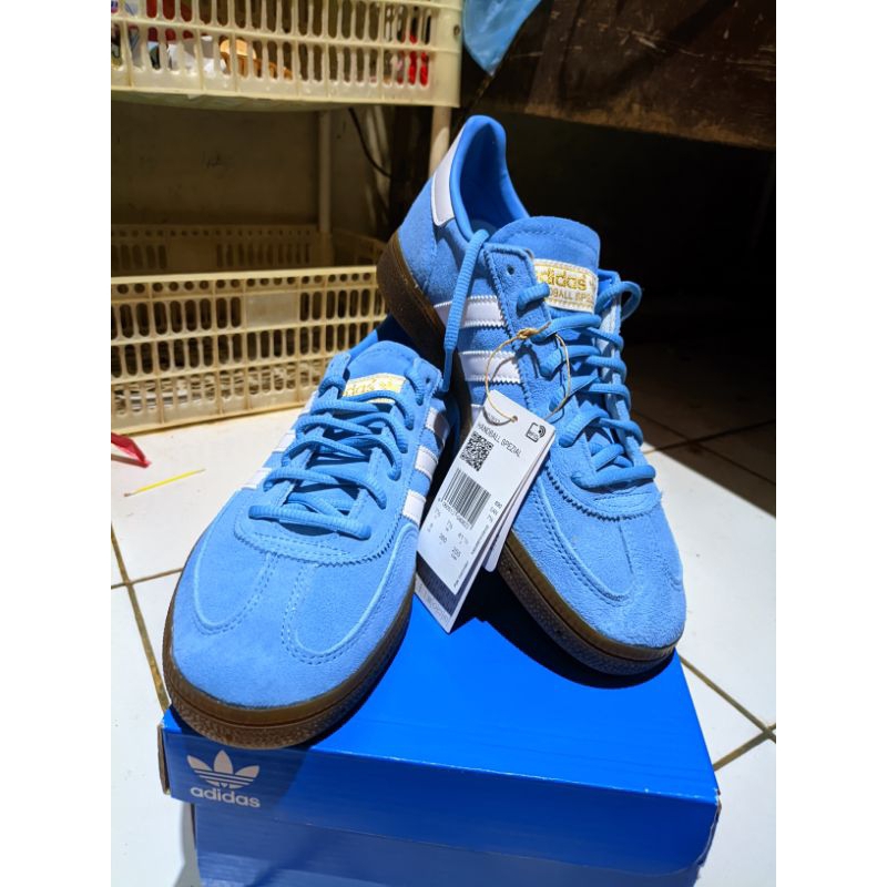 Adidas handball spezial ice blue 100%original