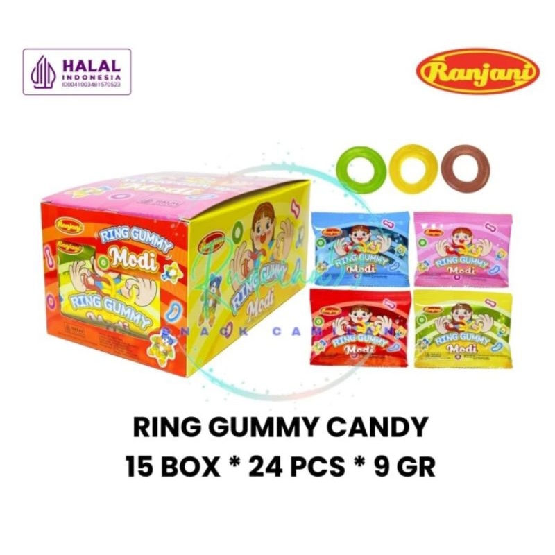 

Ranjani Ring gummy box isi 24 pcs