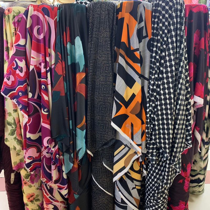 kain silk motif - kain silk crepe motif - kain zara crepe motif - kain motif premium