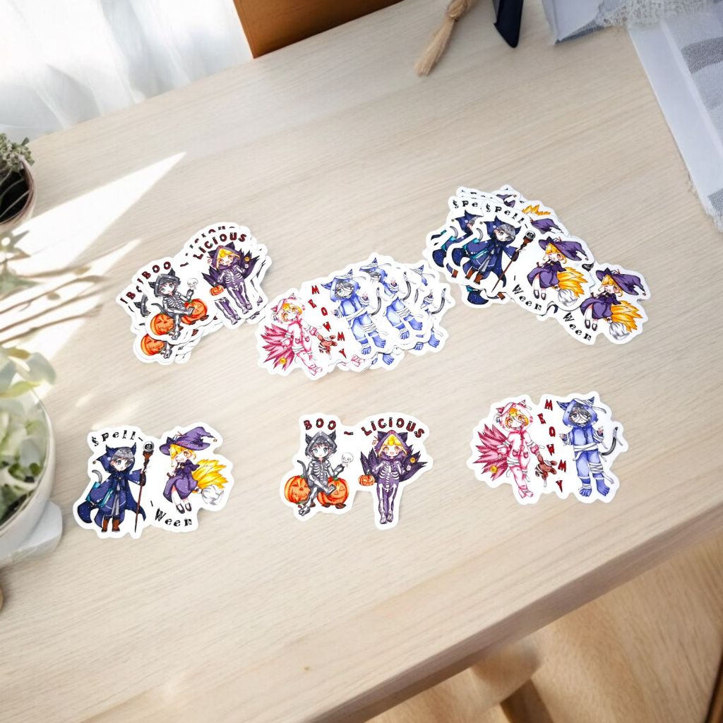 

Bakaero Single Glitter Stickers - Halloween Edition