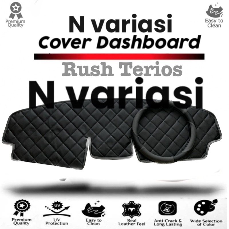 Cover Dashboard kumplit sarung stir Rush Terios Lama (2006-2017)