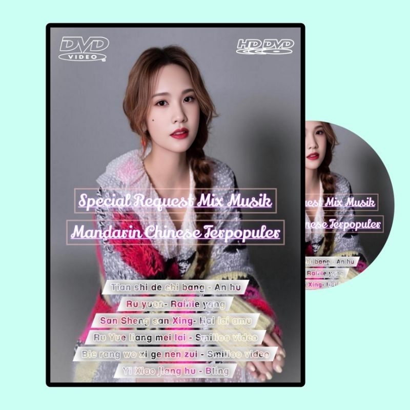 Kaset DVD Lagu Pop Mandarin Chinese Terbaru Terpopuler - Kaset DVD Vidio Campuran Musik Mandarin Chi