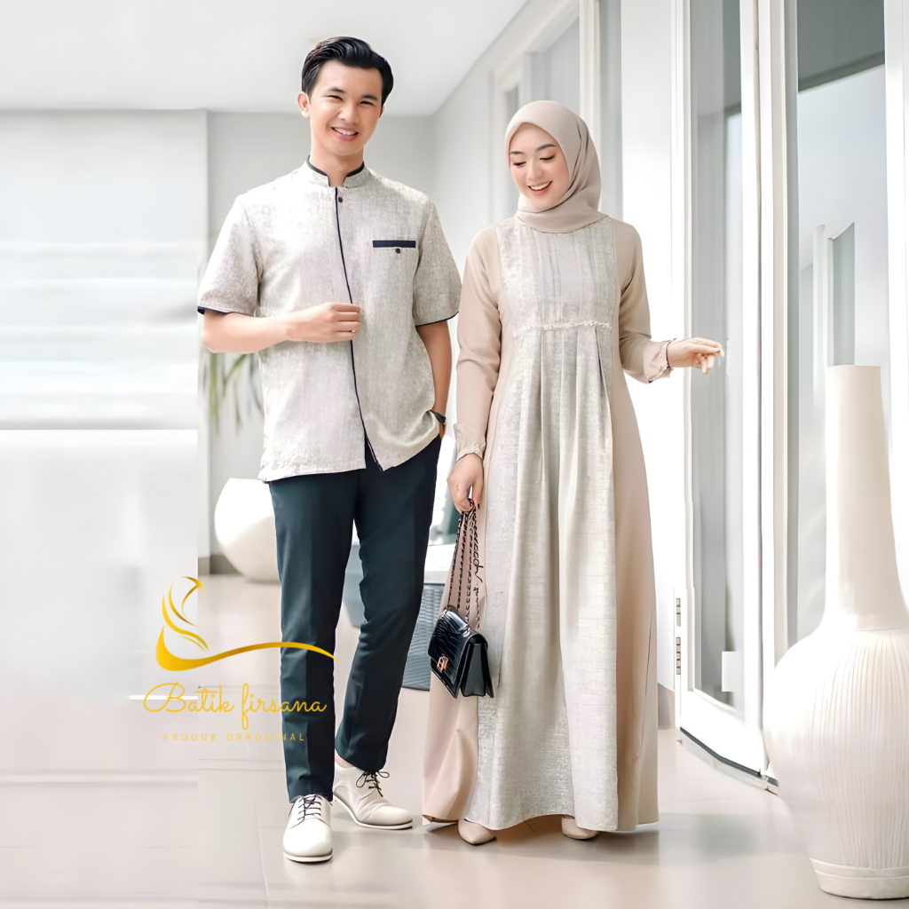 Couple Gamis Syari Ameena Gamis Lebaran Syari Modern Dress Couple Lebaran Premium Dress Mix Payet Mu