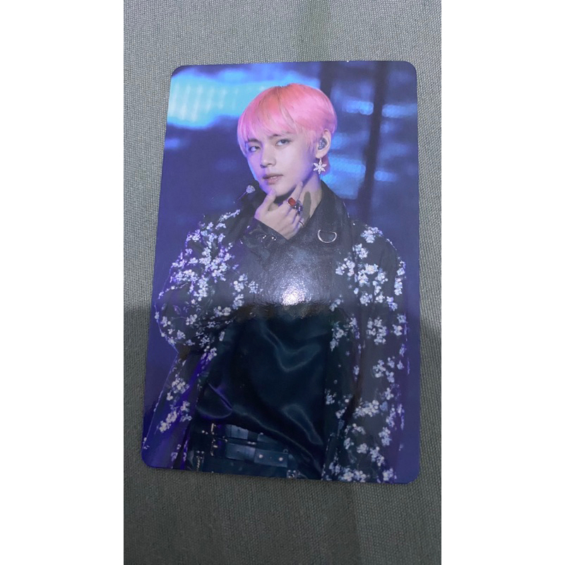 photocard taehyung v bts bts world tour love yourself