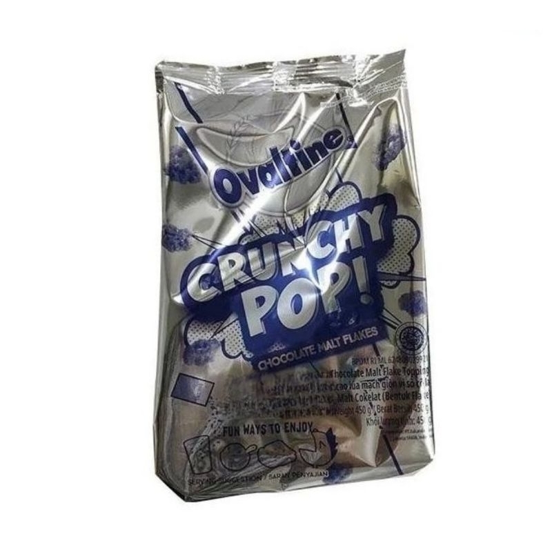 

Ovaltine crunchy pop chocolate malt flakes 450 gr