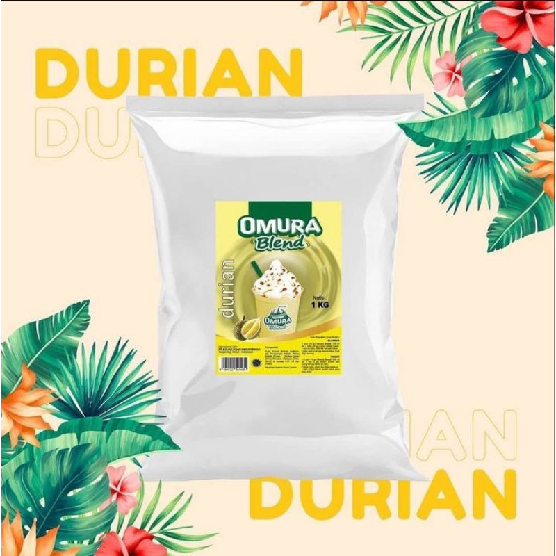 

Omura Blend Bubuk Minuman 1kg (1000g) Rasa Durian