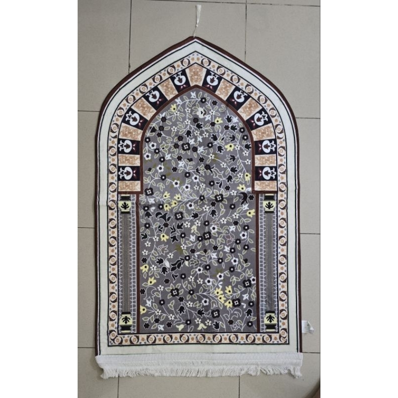 [GROSIR 10pcs] Sajadah Qubah Turky Motif Bulu dan Polos Embos Anti Slip Besar 70x110 Ukuran Besar Ju