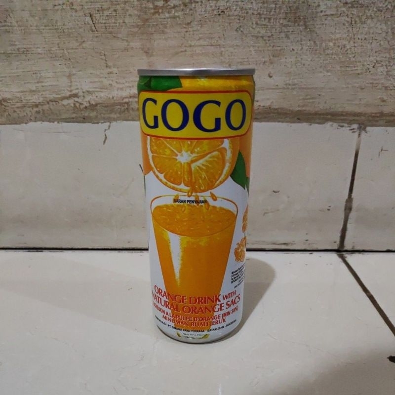 

GOGO Orange Drink 237ml @kaleng