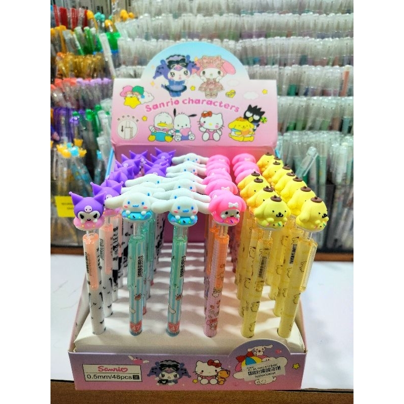 

PEN GEL/PULPEN / BOLPOIN CETEK KEPALA SANRIO 1PCS MURAH