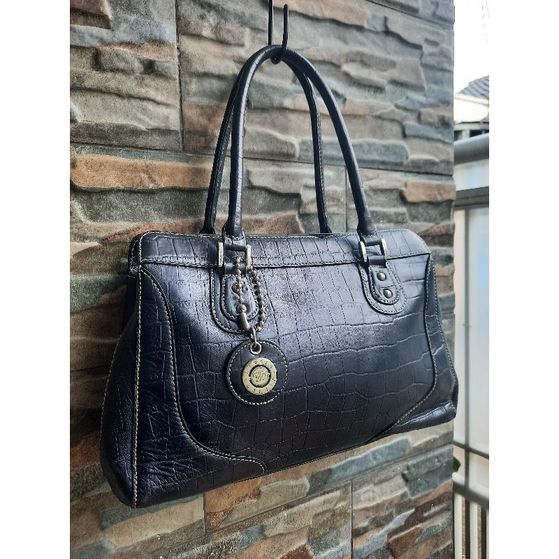 Tenteng Hitam PIERRE CARDIN - TAS PRELOVED