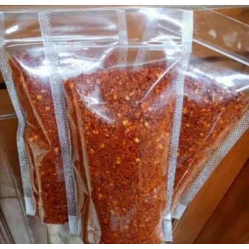 

Cabe Bubuk Original Daun Jeruk Bumbu Baso Aci Bumbu Seblak 100gr