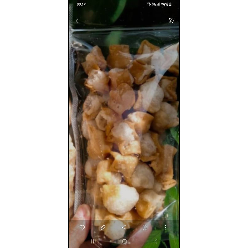 

siomay kering per pouch