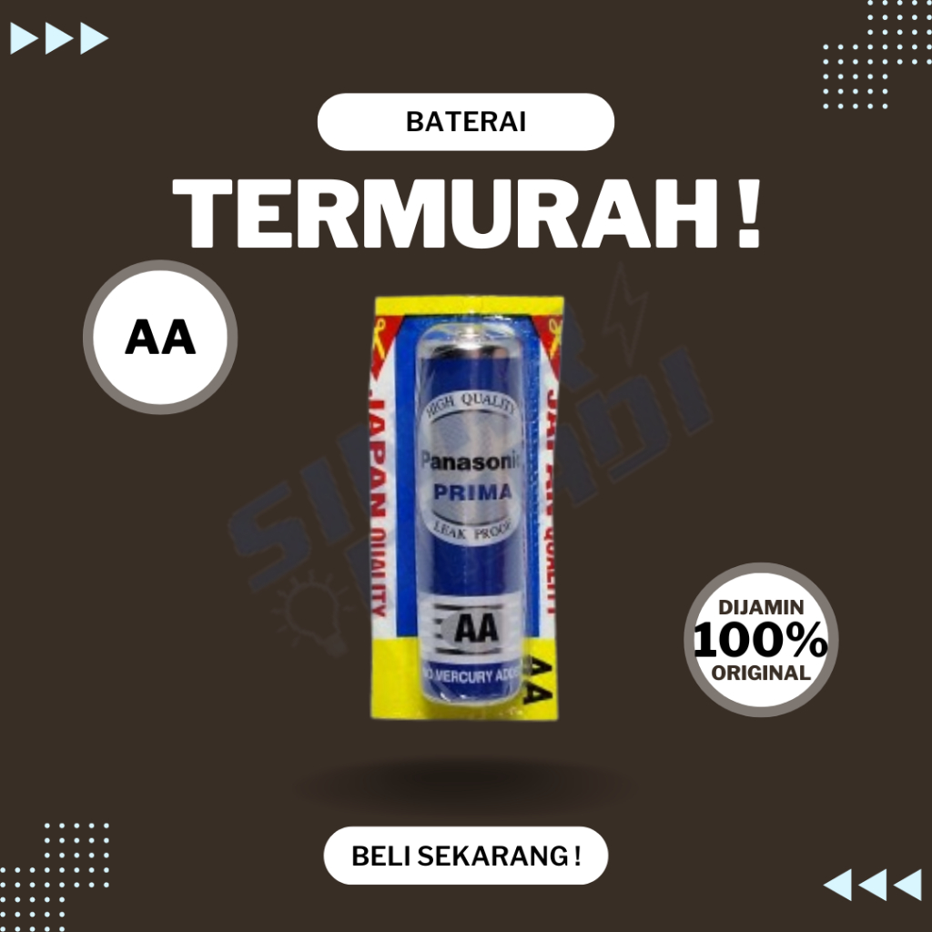 Baterai Panasonic Prima AA
