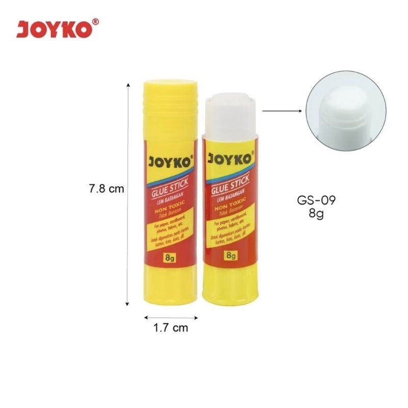 

Glue Stick Lem Kertas JOYKO 8 Gr