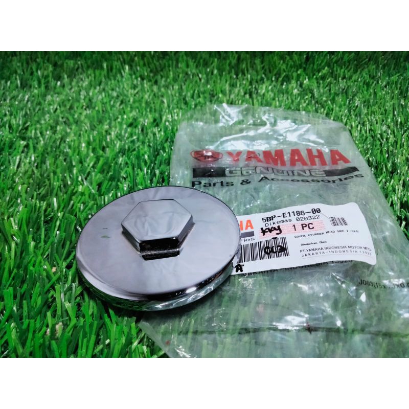Tutup Klep Scorpio Original Chrome