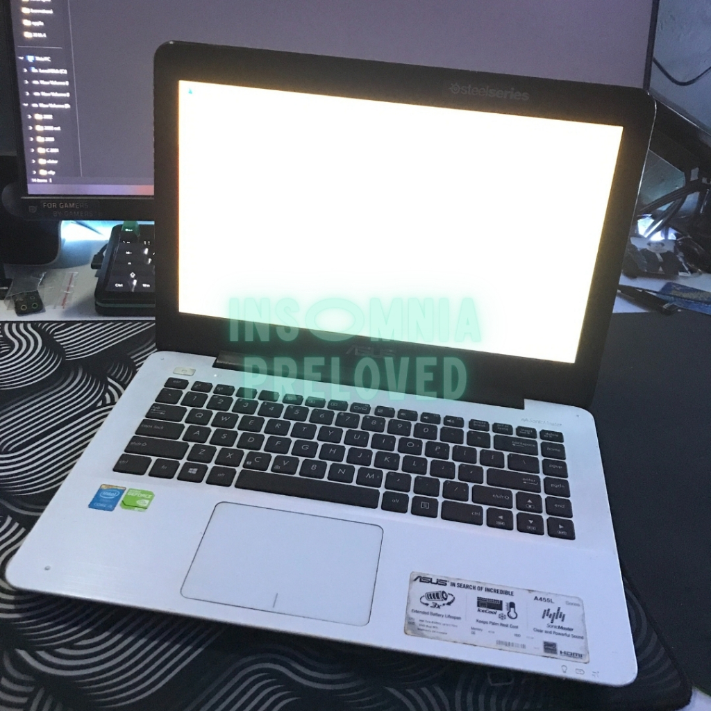 ASUS A455LJ CORE I5 5200U GEN 5 NVIDIA GEFORCE 920M RAM 12GB GRATIS PACKING KAYU