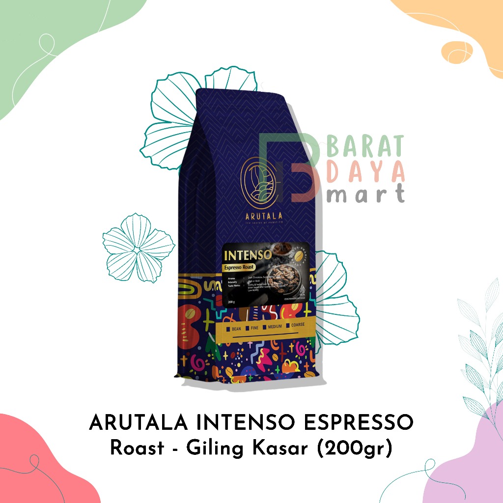 

ARUTALA Intenso Kopi Espresso Roast - Giling Kasar 200gr